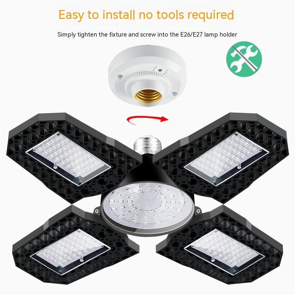 LED Plant Growth Lamp Four-head Foldable - ArtOm_farm™ MICROGREENS