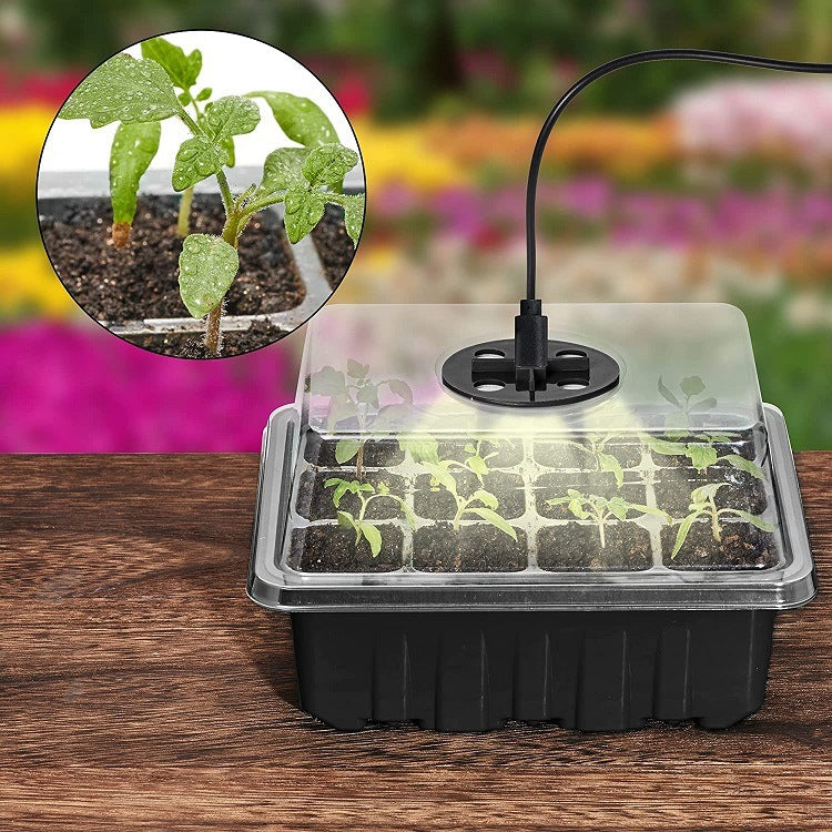 12-Cell Seedling Pot with LED Light