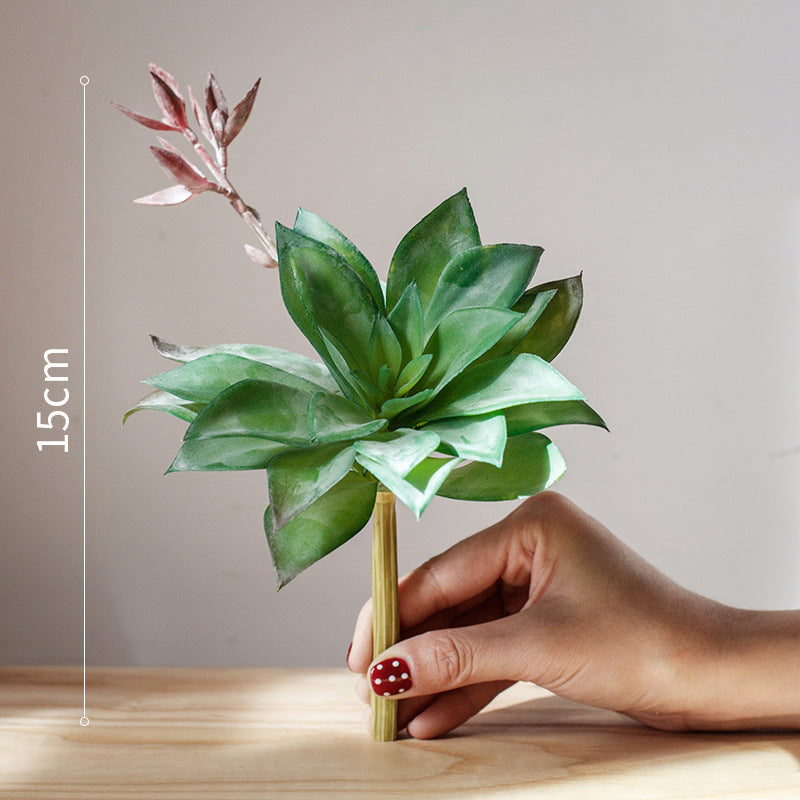 Artificial Aloe Plant Succulent Small Green Bonsai - ArtOm_farm™ MICROGREENS