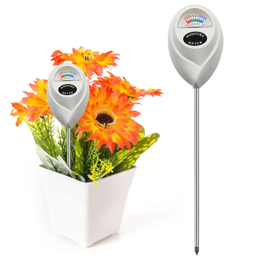 White One In One Soil Testing Meter