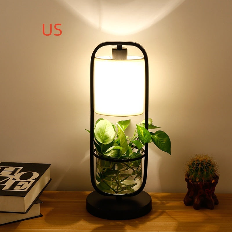 Modern Creative Glass Plant Hydroponic Table Lamp