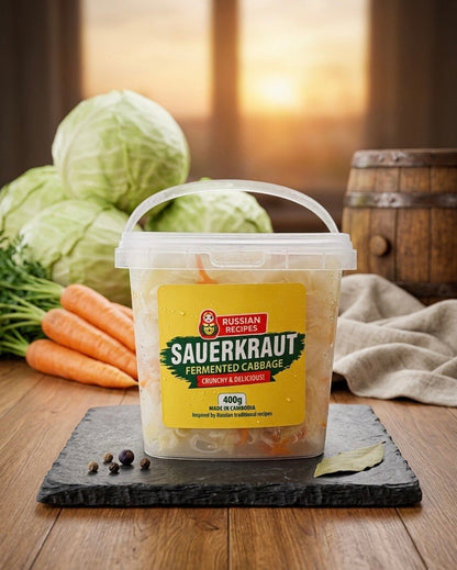 Sauerkraut Fermented Cabbage Original - Authentic Probiotic Superfood