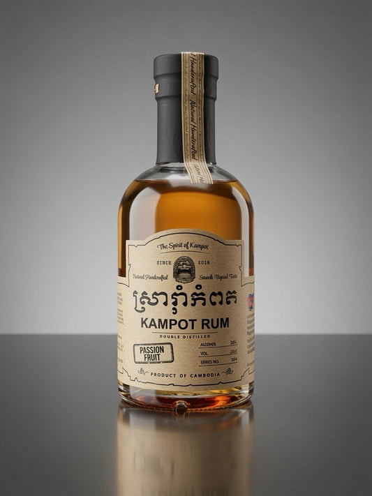 Kampot Rum Passion Fruit - ធ្វើអោយអារម្មណ៍ស្រស់ស្រាយជាមួយនឹងជាតិអាល់កុល 30%
