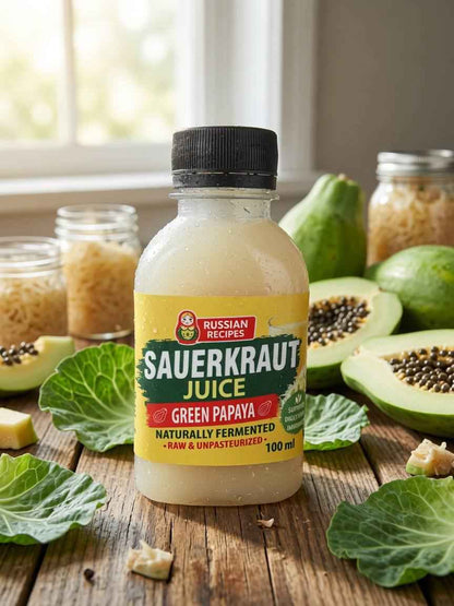 Sauerkraut Juice & Green Papaya- Transform Your Wellness Journey with the Remarkable Health Benefits
