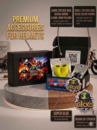 GECKO Ears helmet accessories for maximum comfort and style.