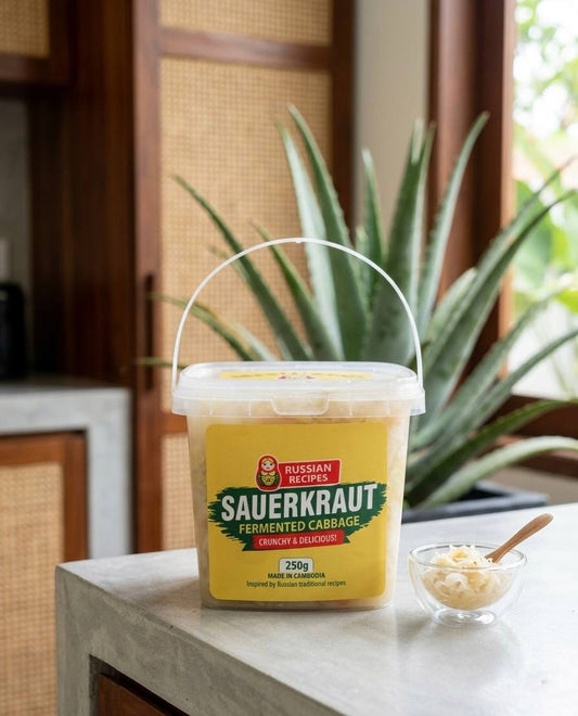 Sauerkraut Fermented Cabbage Original - Authentic Probiotic Superfood