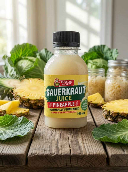 Sauerkraut Juice & Pineapple- Discover the Amazing: A Refreshing Pineapple Twist